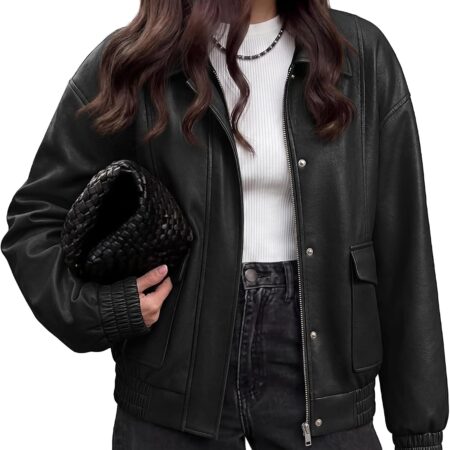 Women's Faux Leather Jacket (New For Autumn 2026)